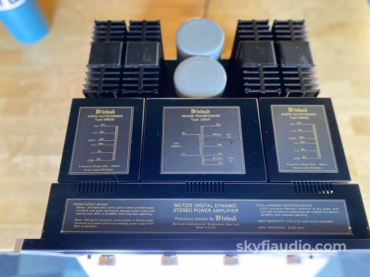 Mcintosh Mc7270 - Super Clean 270Wx2 Best Mc Amp From This Era Amplifier