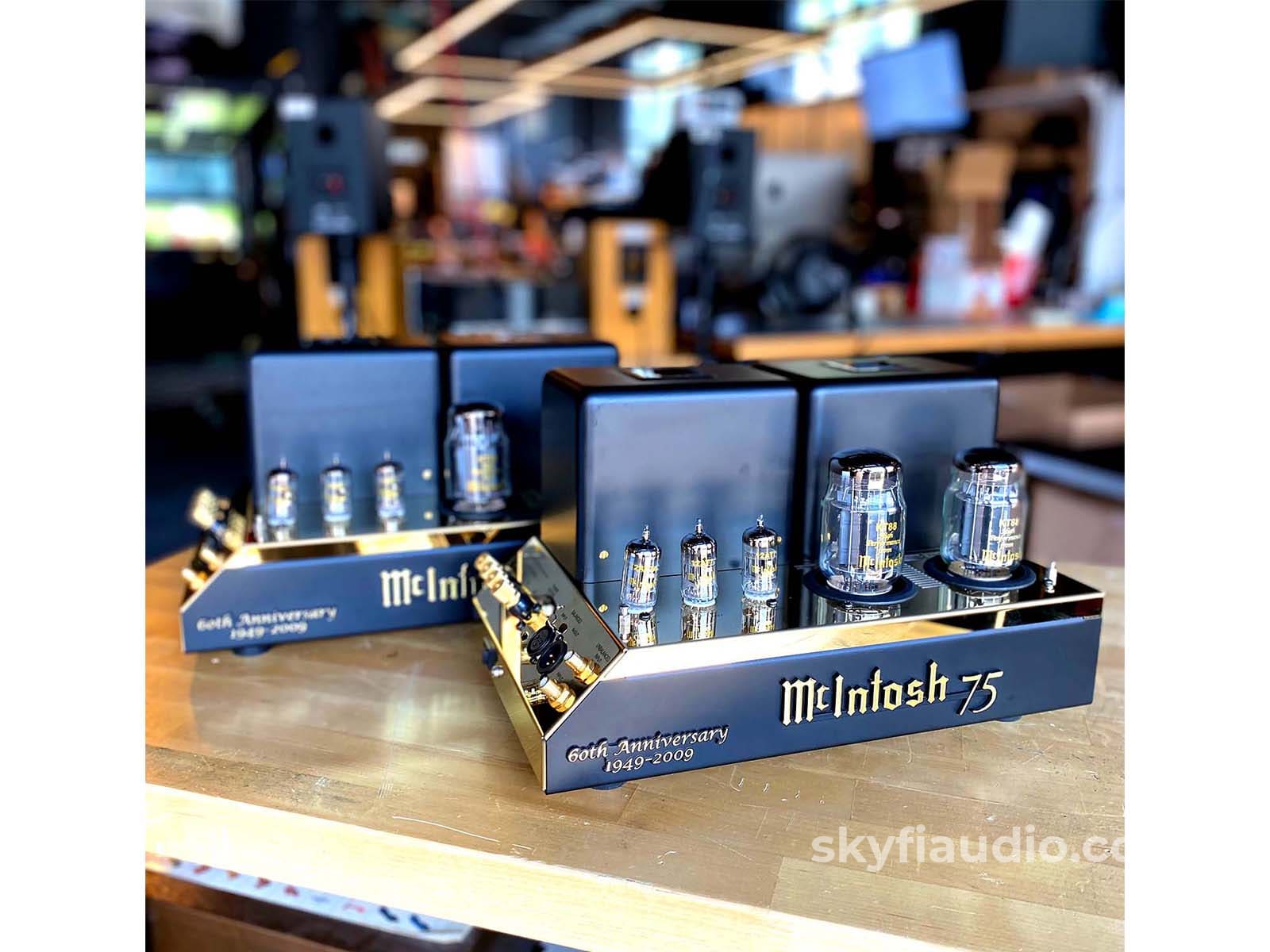 Mcintosh Mc75 Anniversary Edition Tube Monoblocks - Super Collectible! Amplifier