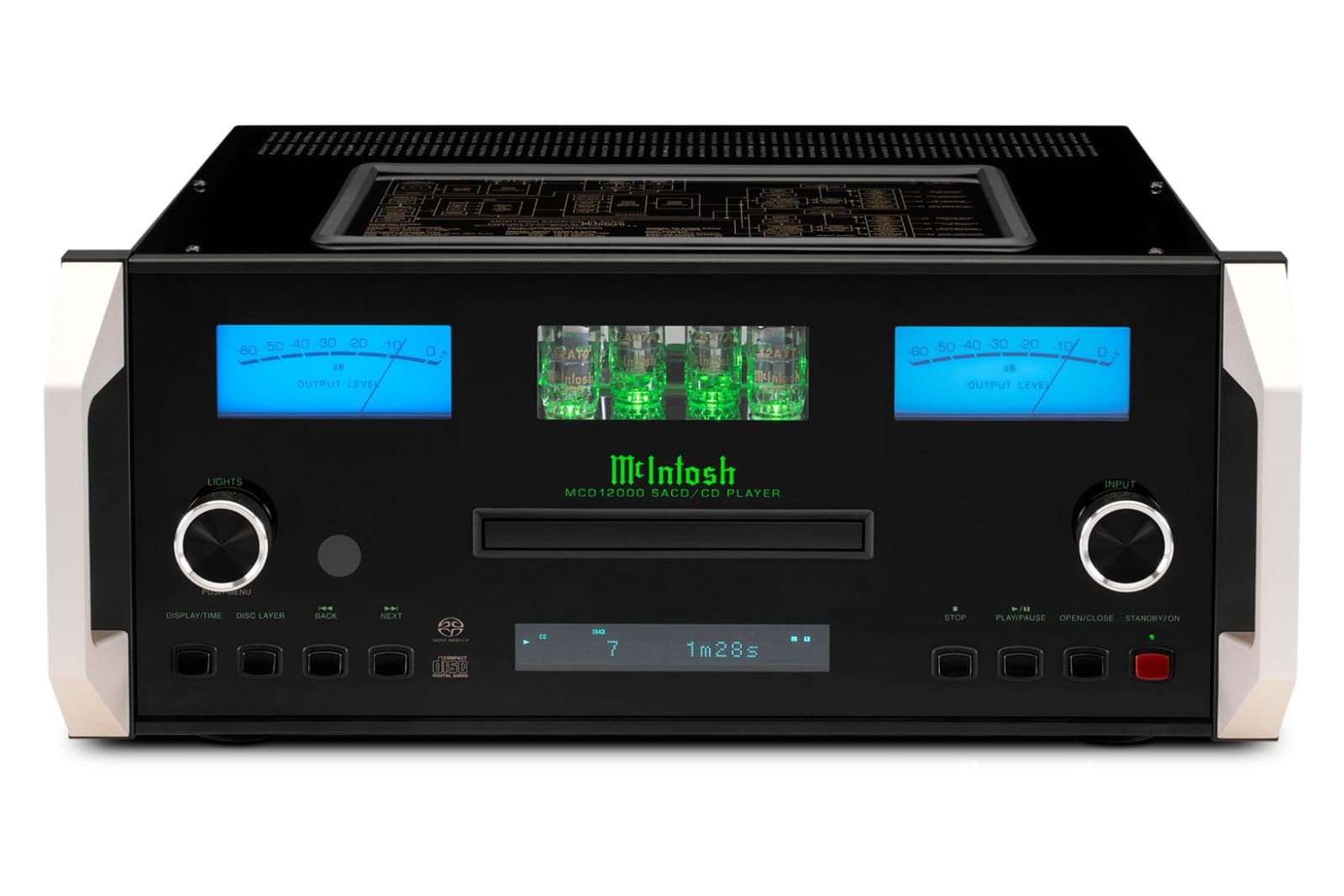 Mcintosh Mcd12000 Hybrid Drive Sacd/Cd Player And Reference Dac Cd + Digital