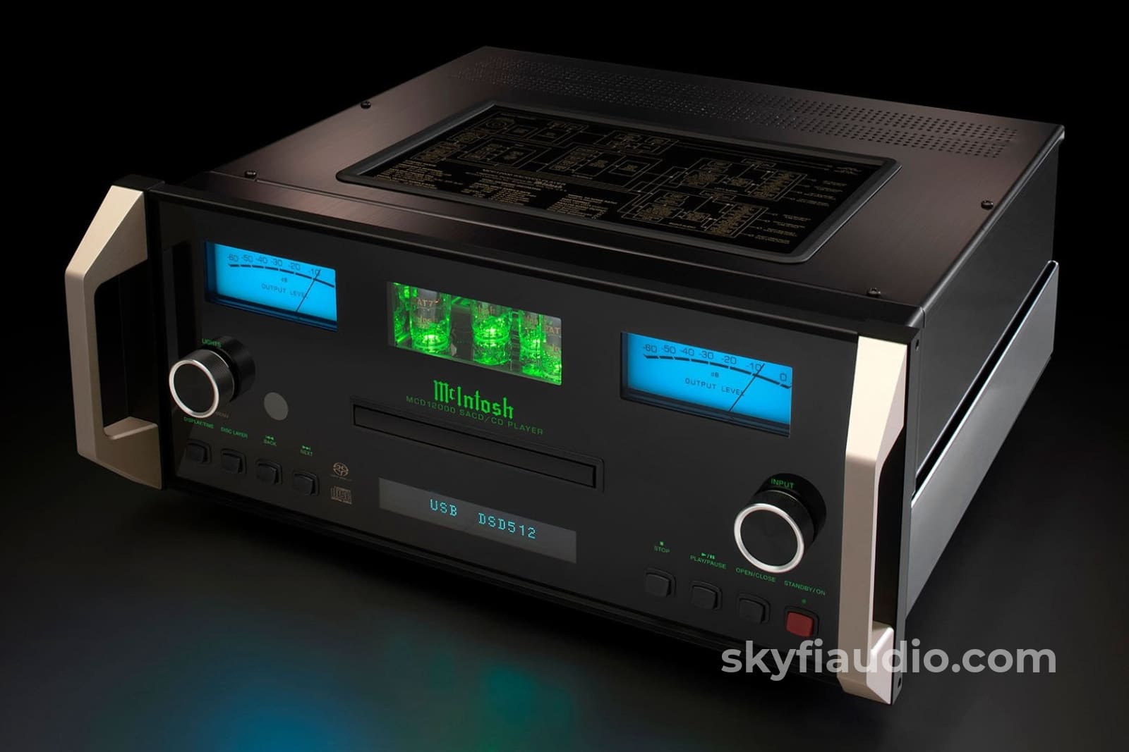 Mcintosh Mcd12000 Hybrid Drive Sacd/Cd Player And Reference Dac Cd + Digital