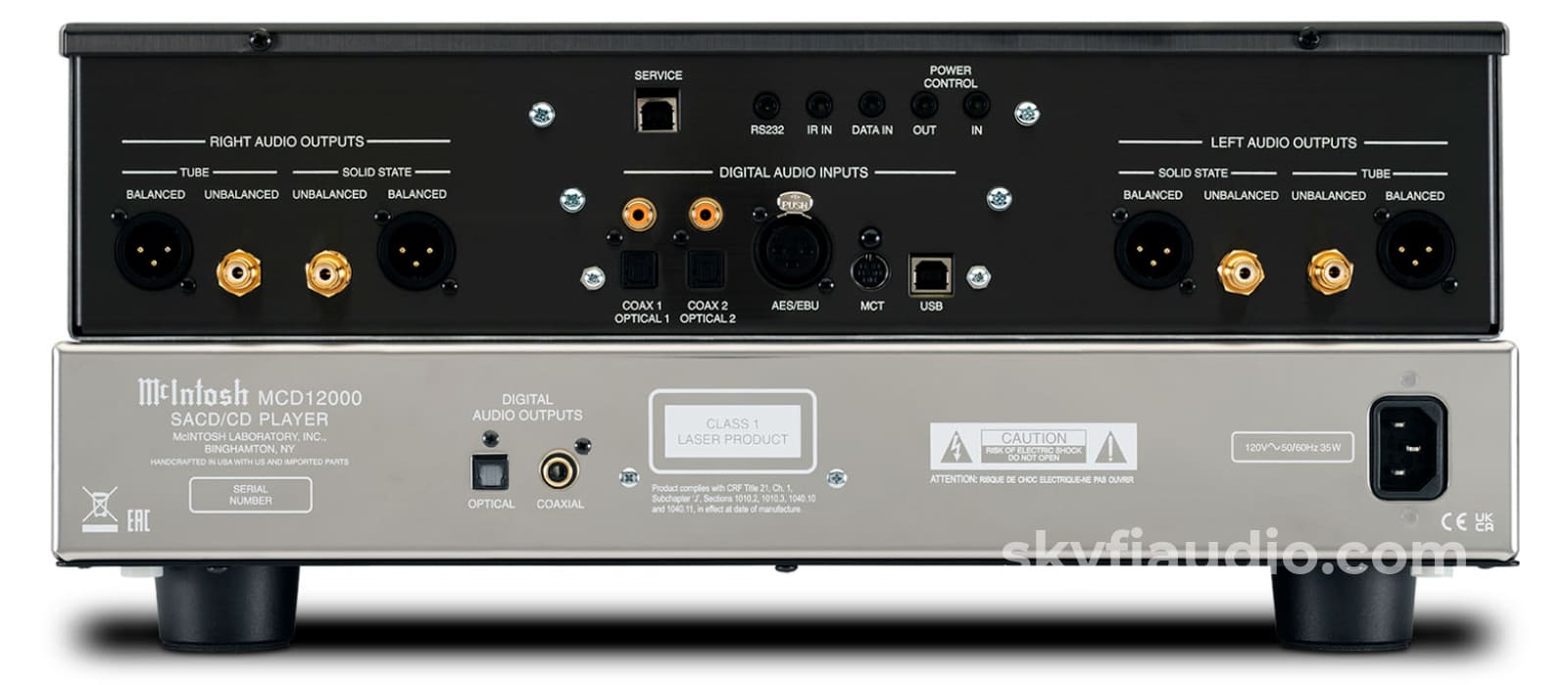 Mcintosh Mcd12000 Hybrid Drive Sacd/Cd Player And Reference Dac Cd + Digital