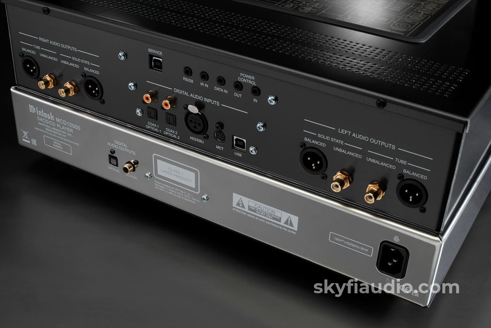 Mcintosh Mcd12000 Hybrid Drive Sacd/Cd Player And Reference Dac Cd + Digital