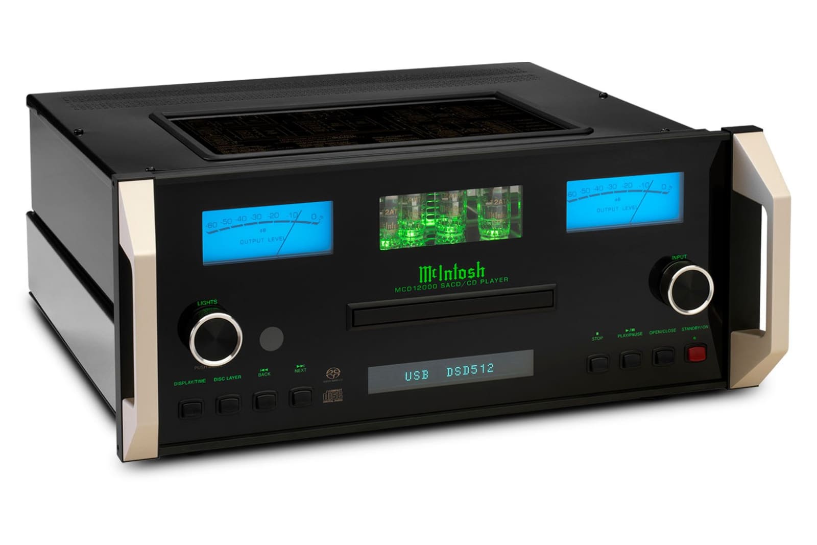 Mcintosh Mcd12000 Hybrid Drive Sacd/Cd Player And Reference Dac Cd + Digital