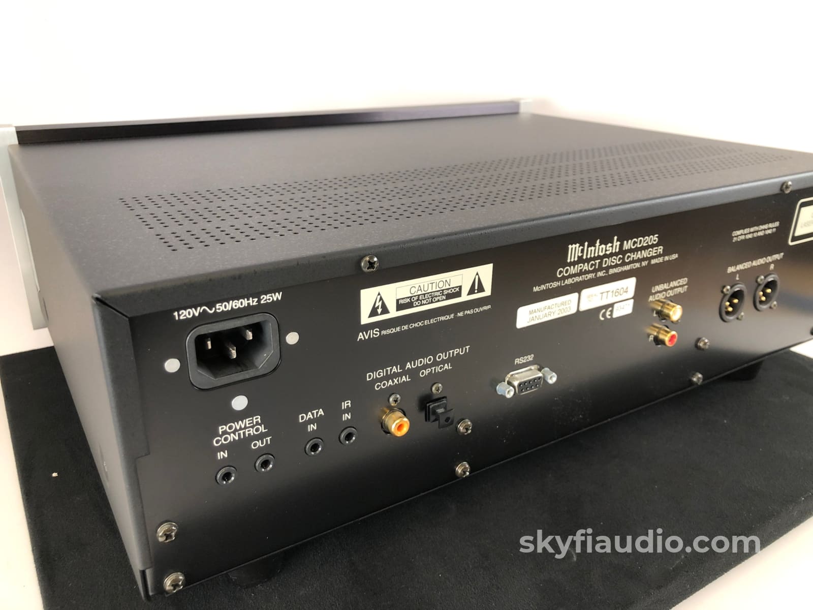 Mcintosh Mcd205 Five Disc Cd Changer + Digital