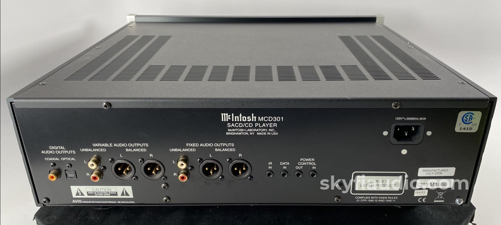 Mcintosh Mcd301 Sacd/Cd Player - Serviced Cd + Digital