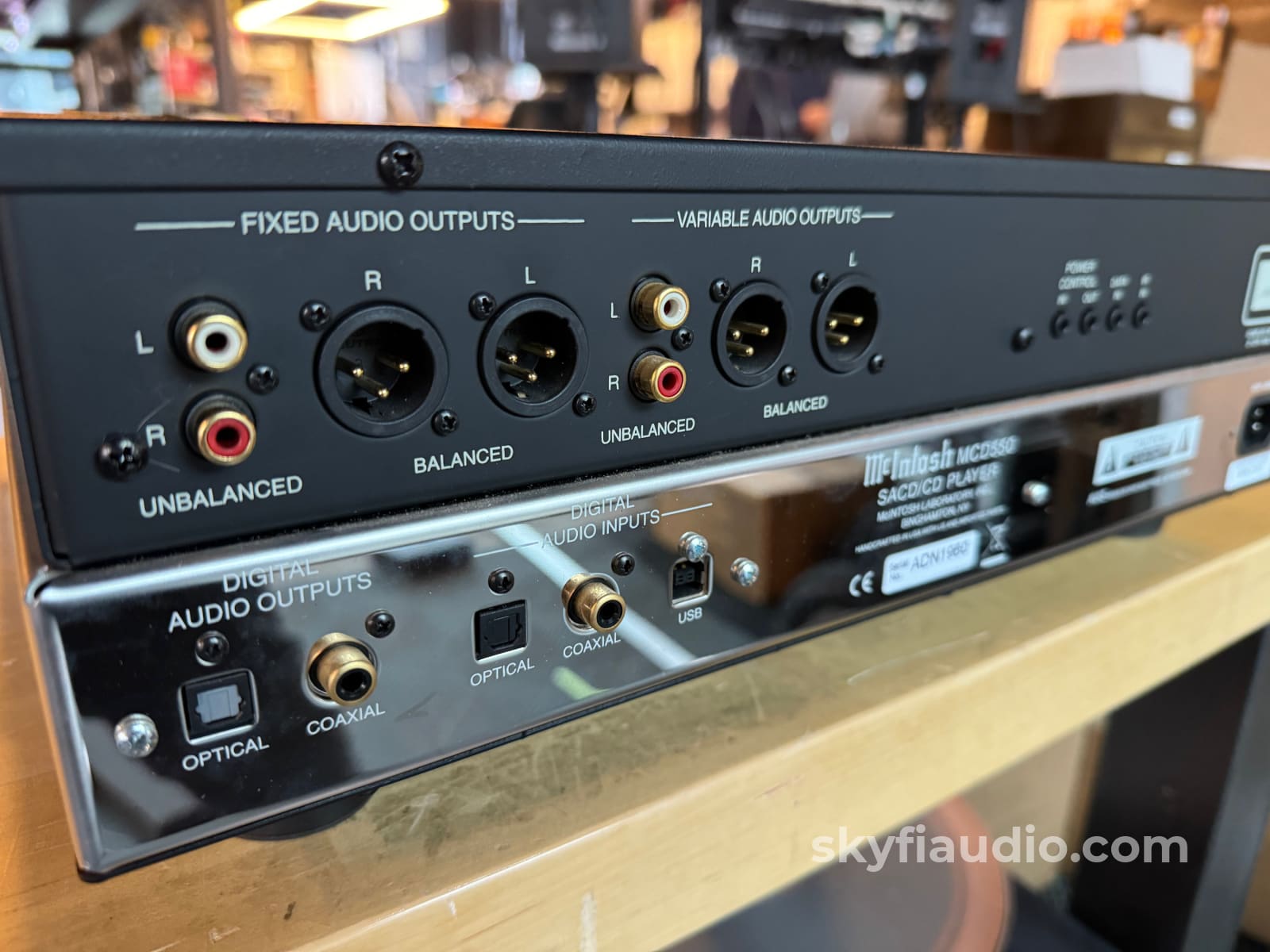 McIntosh MCD550 SACD/CD Player and D/A Processor - Complete Set