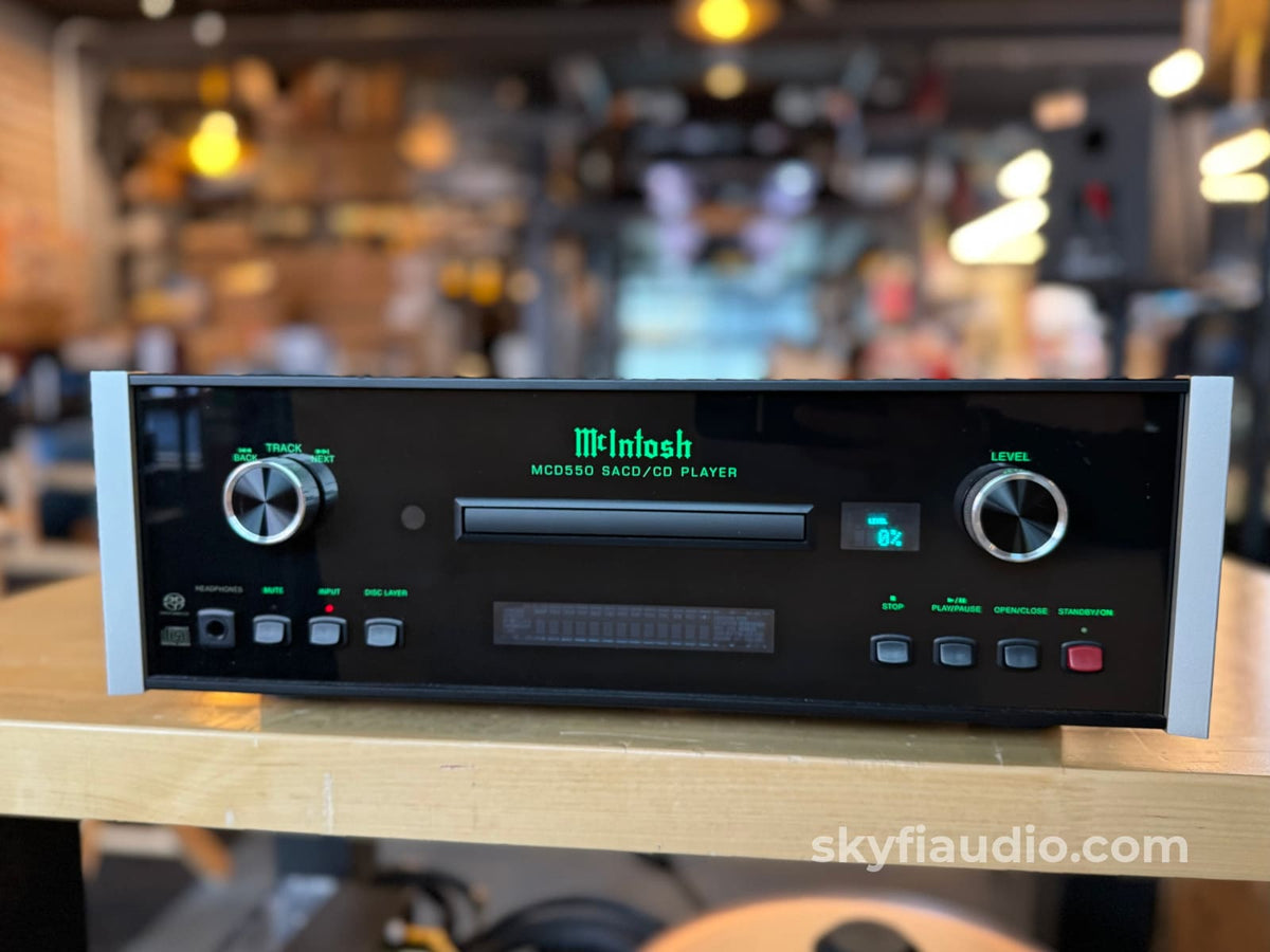 Mcintosh Mcd550 Sacd/Cd Player And D/A Processor - Complete Set Cd + Digital