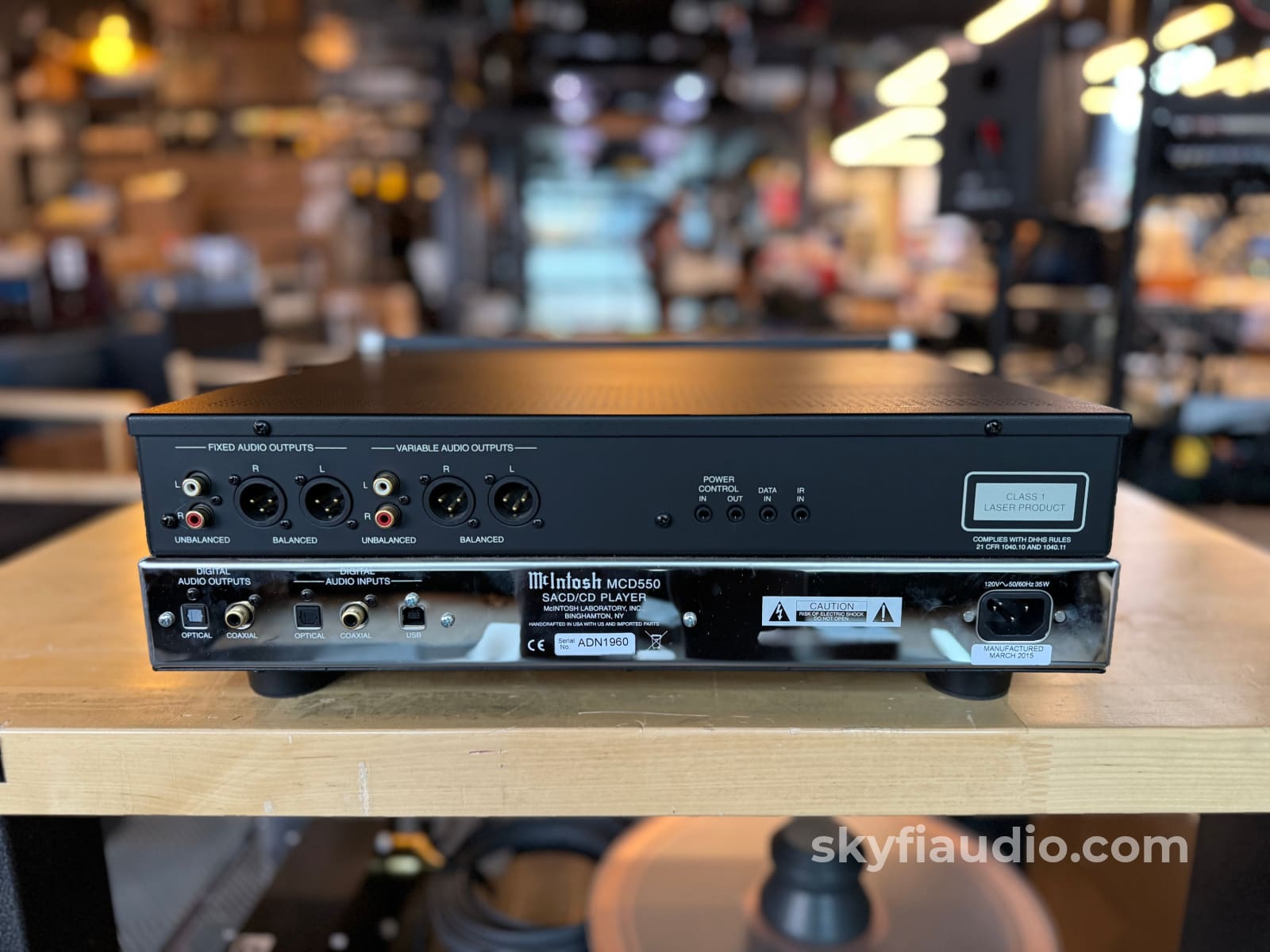 McIntosh MCD550 SACD/CD Player and D/A Processor - Complete Set