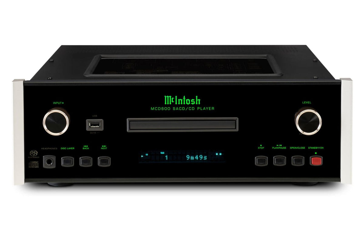 Mcintosh Mcd600 Sacd/Cd Player And Quad Balanced Dac Cd + Digital