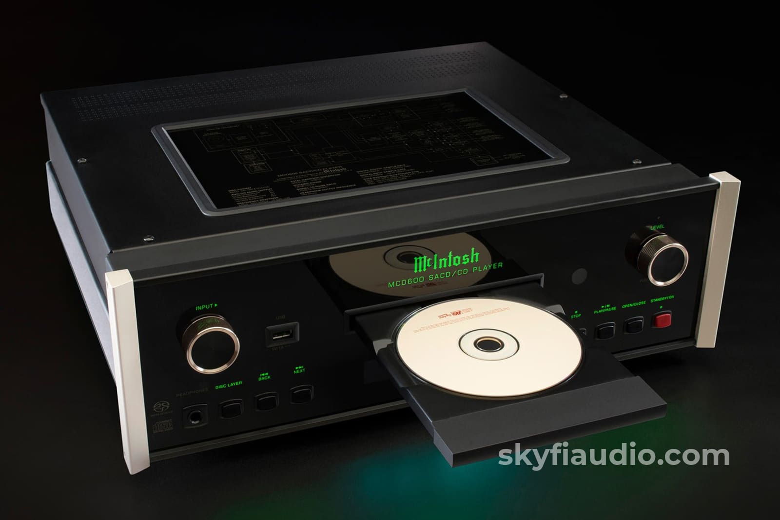 Mcintosh Mcd600 Sacd/Cd Player And Quad Balanced Dac Cd + Digital