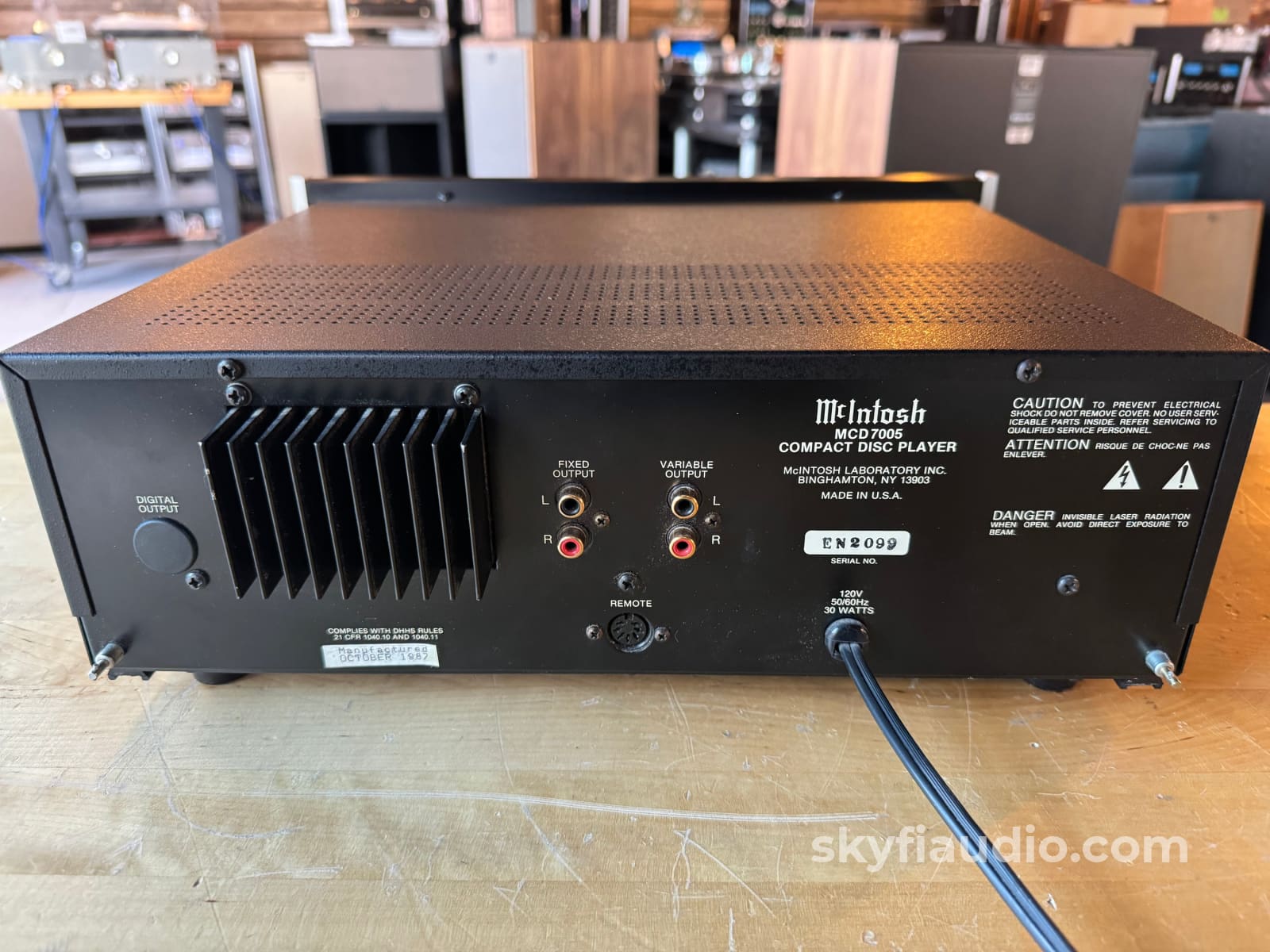 McIntosh MCD7005 Vintage CD Player w/Philips TDA1541A DAC