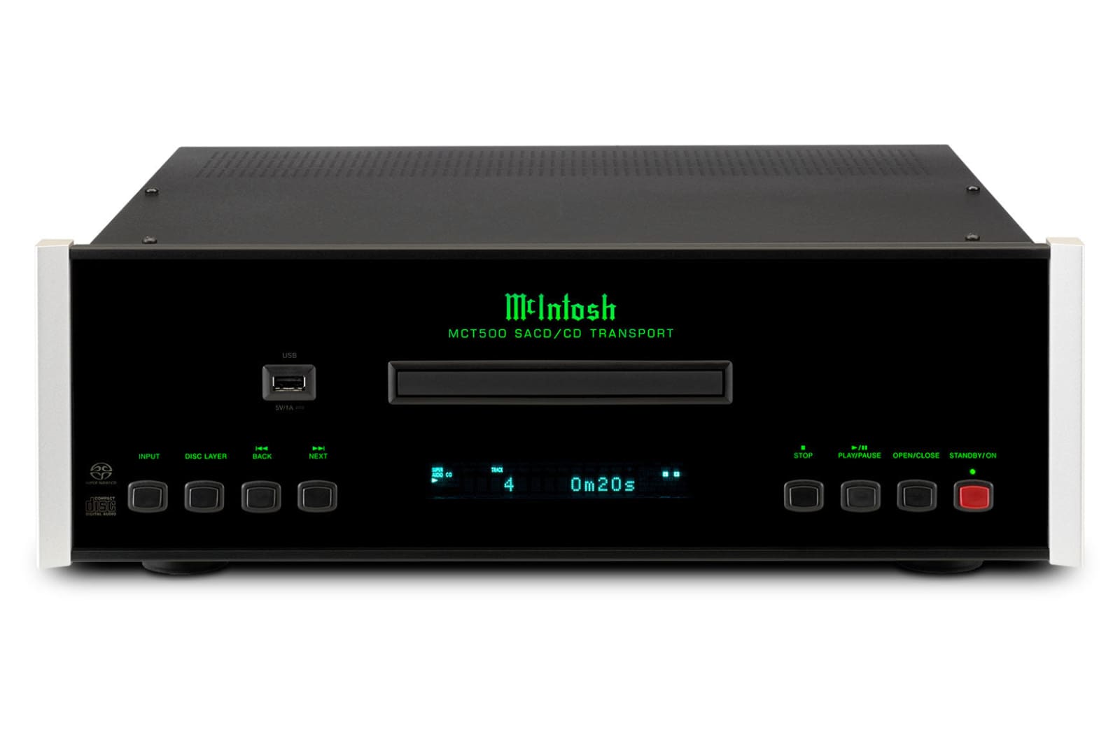 Mcintosh Mct500 Sacd/Cd Transport Cd + Digital