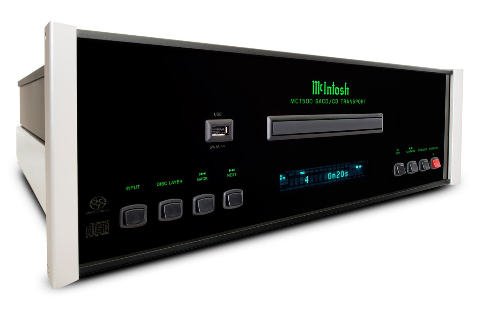 Mcintosh Mct500 Sacd/Cd Transport Cd + Digital