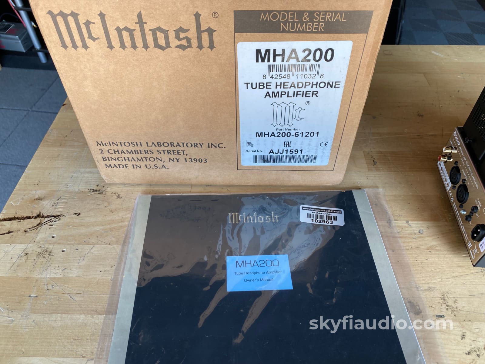 Mcintosh Mha200 Tube Headphone Amplifier - Complete Set In Store Only