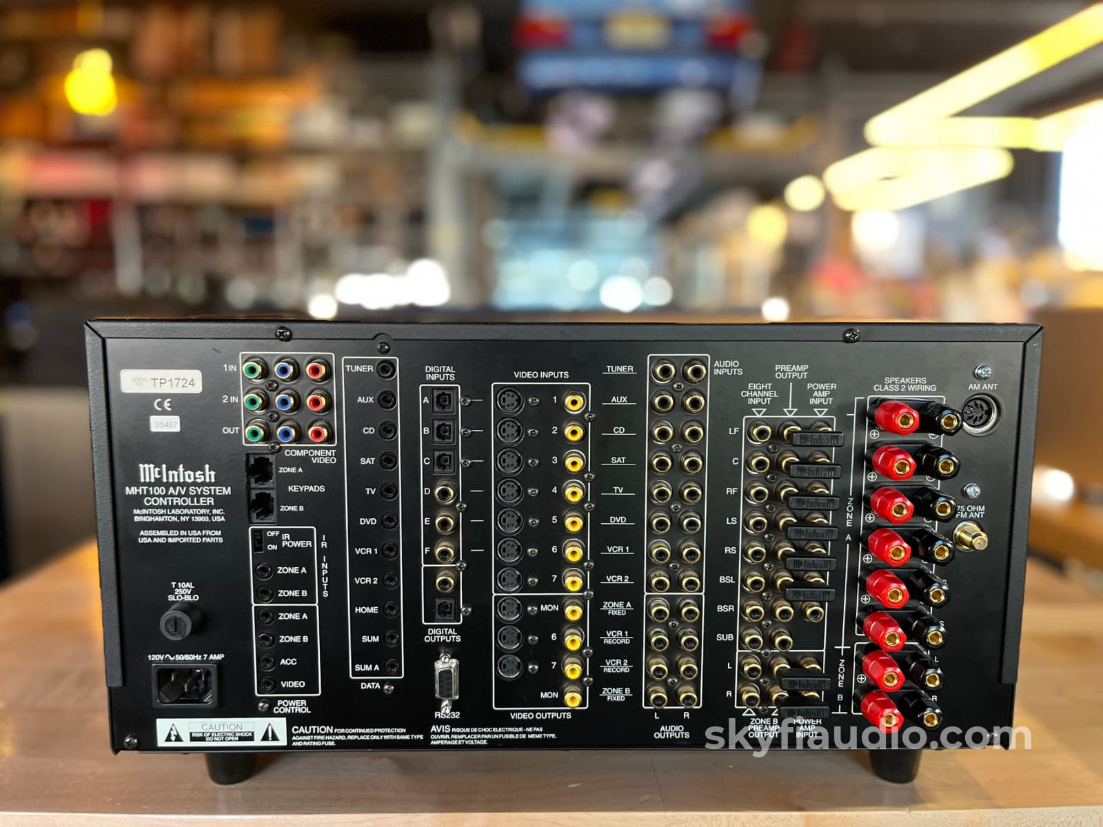 Mcintosh MHT100 Home Theater Receiver - Serviced With New Glass And Power Supply Integrated Amplifier