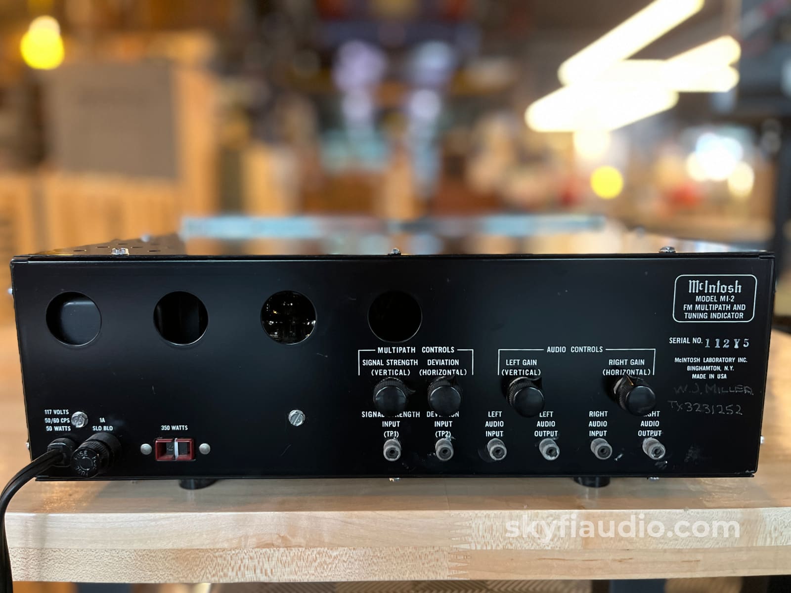 McIntosh MI-2 Maximum Performance Indicator Oscilloscope - Rare Accessory