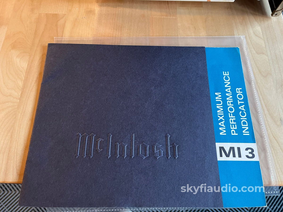 McIntosh MI-3 Maximum Performance Indicator - Serviced - Accessory
