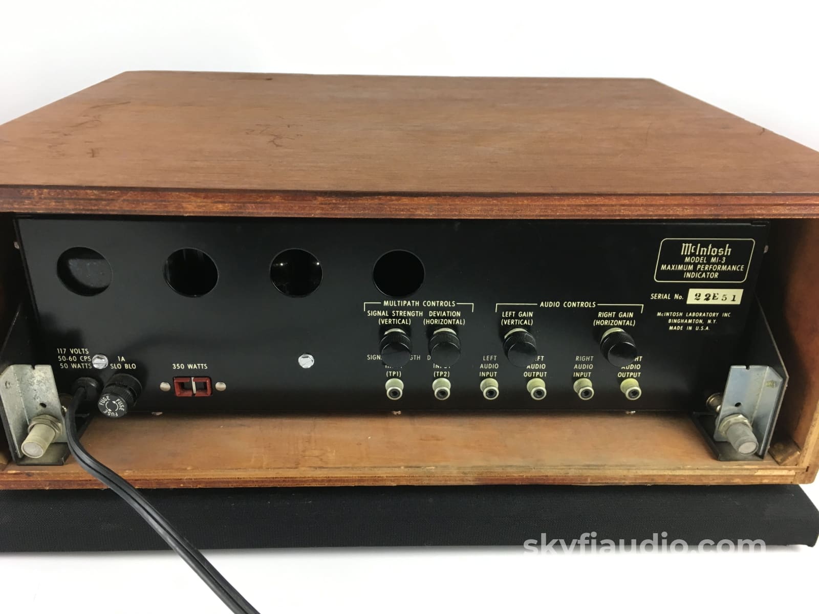 Mcintosh Mi-3 Tuner Maximum Performance Indicator