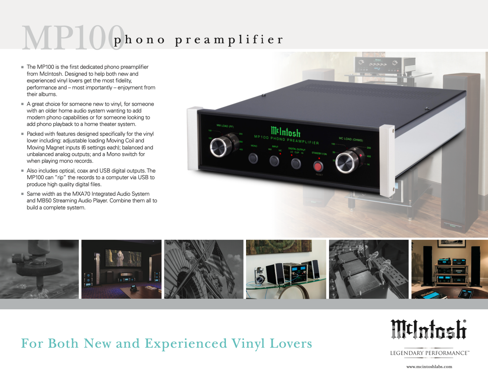 Mcintosh Mp100 Mc And Mm Phono Preamplifier - In Store Only