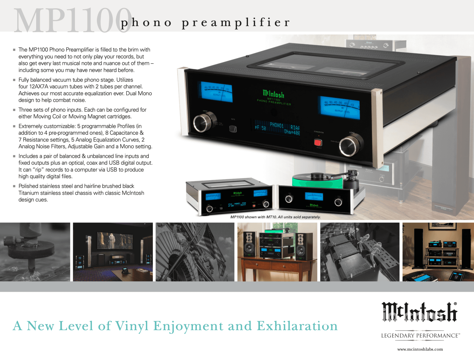 Mcintosh Mp1100 Flagship Tube Phono Preamp Complete And Like New - In Store Only Preamplifier