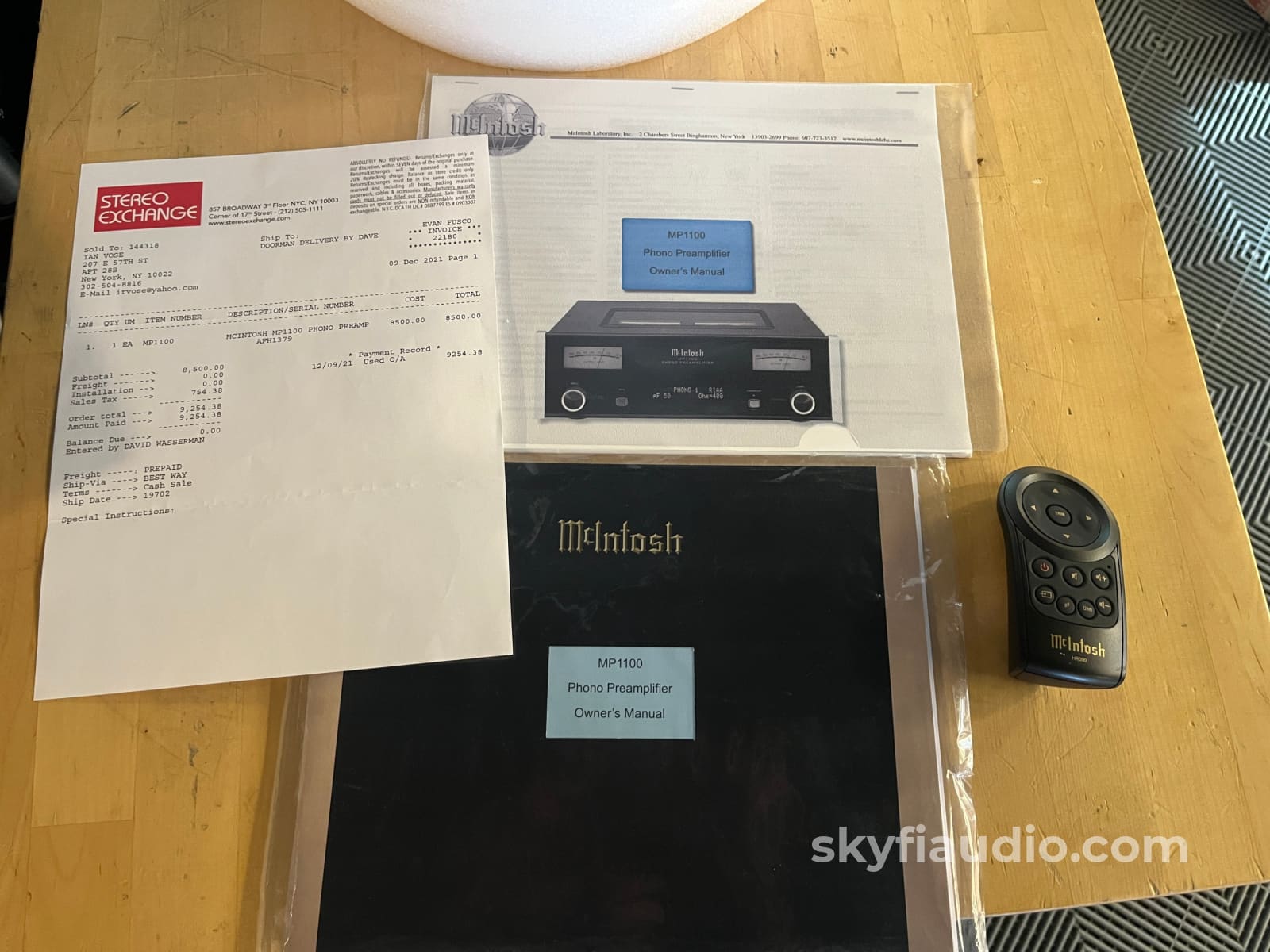 Mcintosh Mp1100 Phono Preamp - One Of The Best Preamplifier