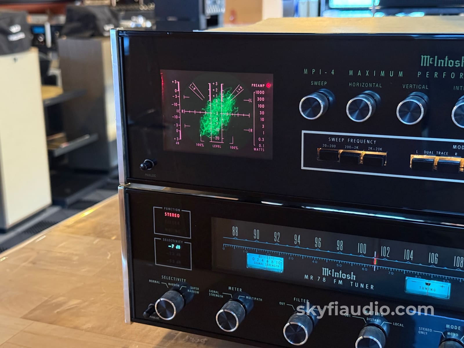 【伝説の一台】McIntosh MPI-4 オーディオインジケーター（動作良好） 伝説の一台】McIntosh MPI-4 オーディオインジケーター（動作