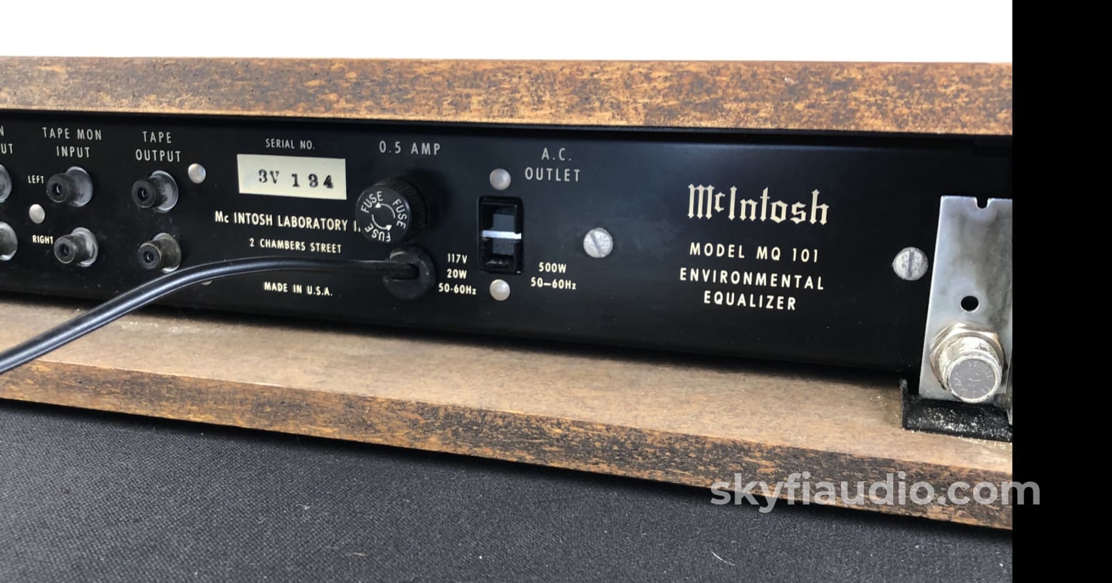 Mcintosh Mq-101 Environmental Equalizer In Wood Case