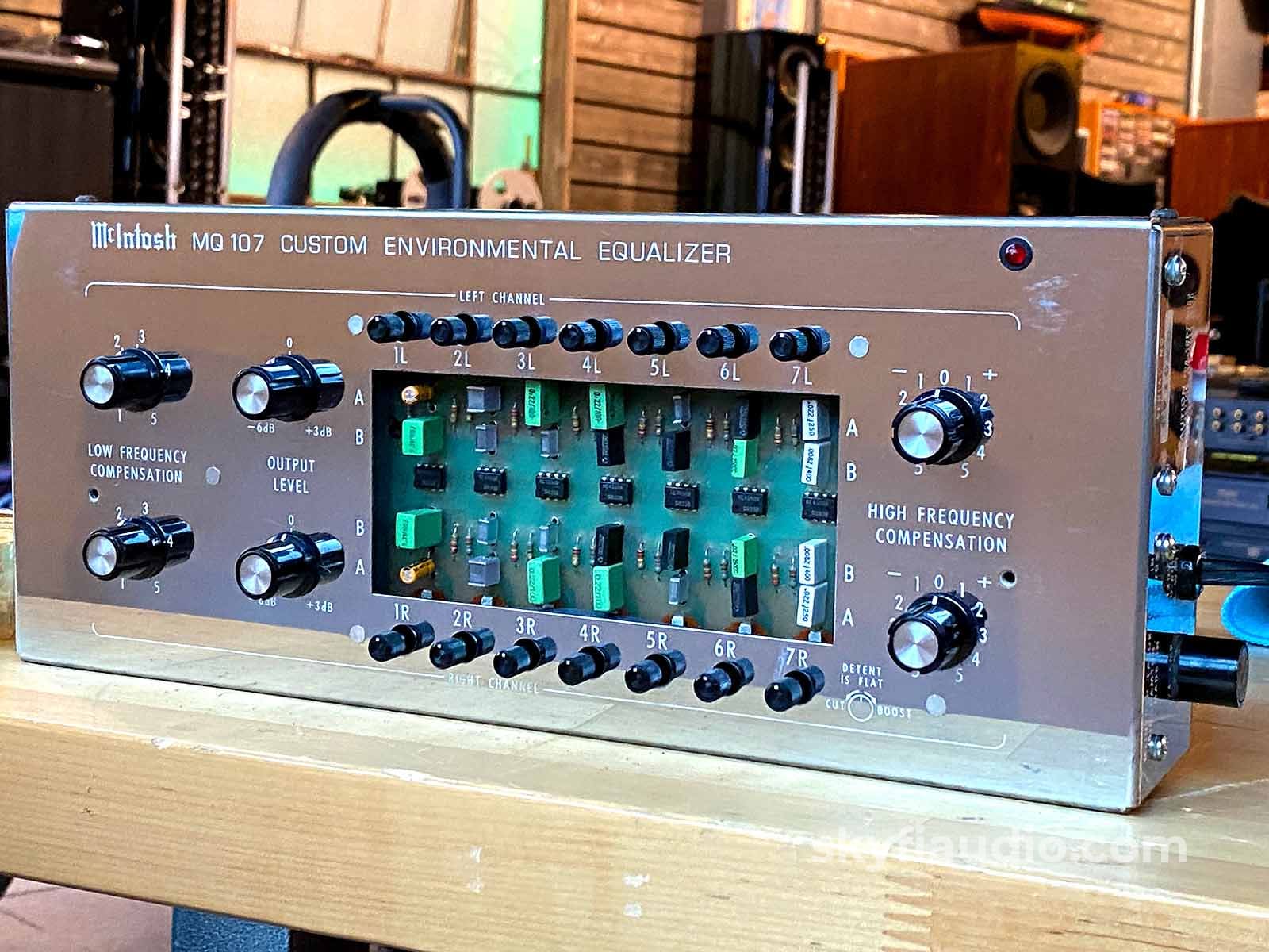 Mcintosh Mq-107 Vintage Environmental Equalizer W/Official Capacitor Kit Accessory