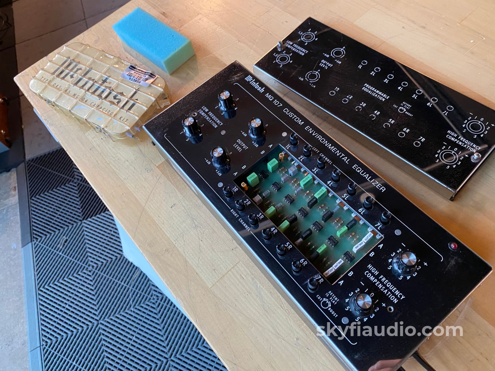 Mcintosh Mq-107 Vintage Environmental Equalizer W/Official Capacitor Kit Accessory