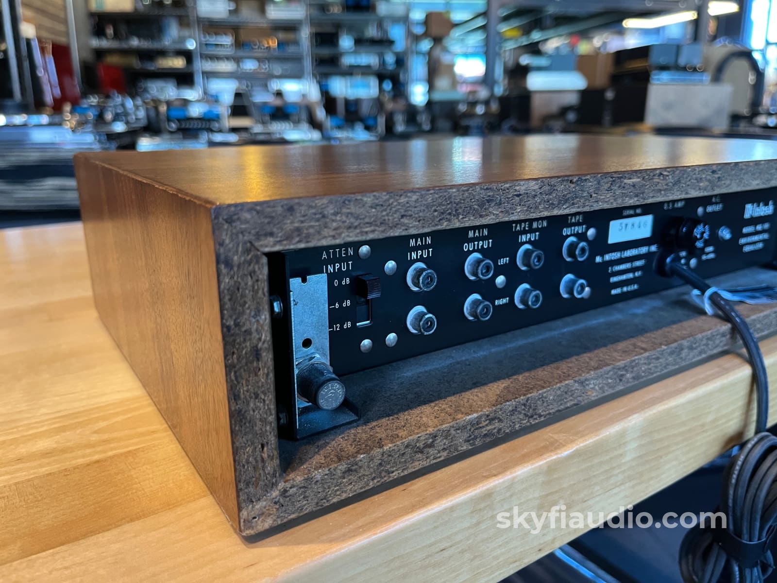McIntosh MQ101 Vintage 3 Band Equalizer- W/ Wood Case - Overhauled - Accessory
