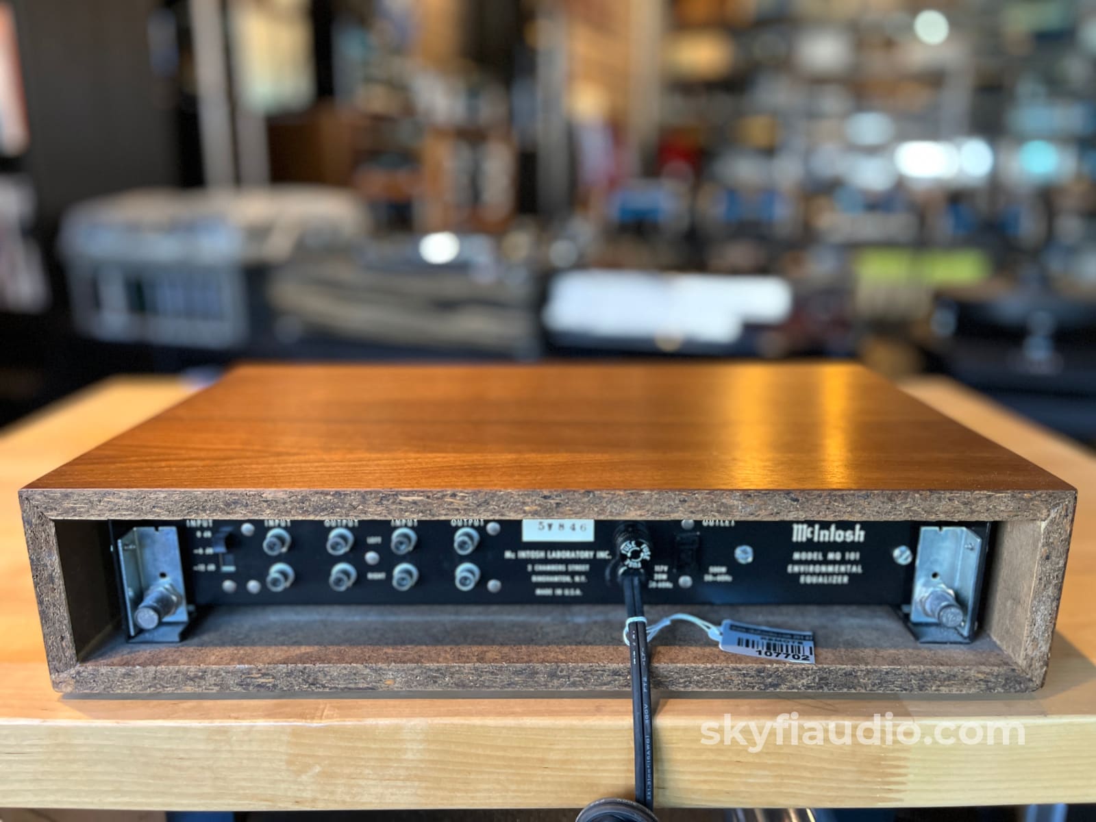 McIntosh MQ101 Vintage 3 Band Equalizer- W/ Wood Case - Overhauled - Accessory