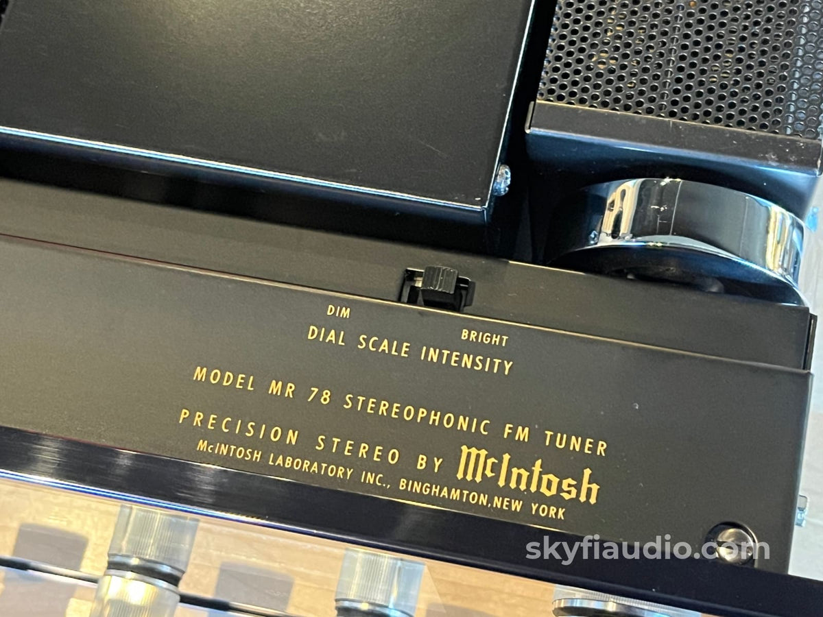 McIntosh MR-78 Vintage Analog Tuner - Serviced & Aligned - Tuner