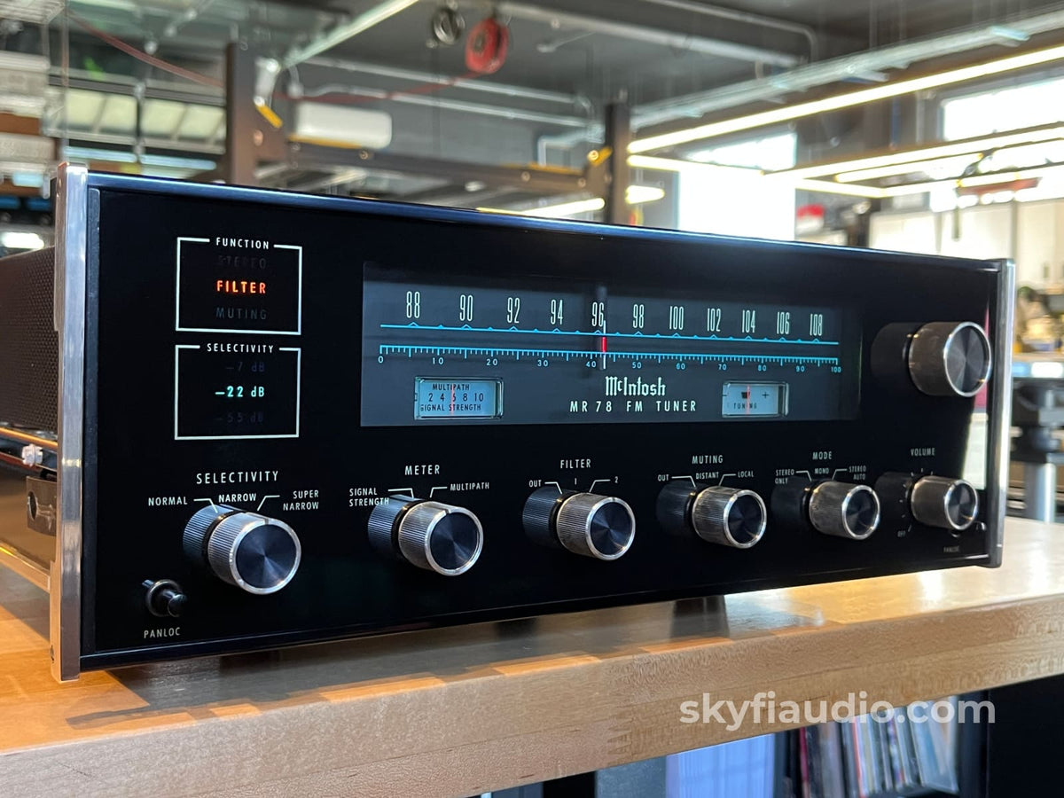 McIntosh MR-78 Vintage Analog Tuner - Serviced & Aligned - Tuner