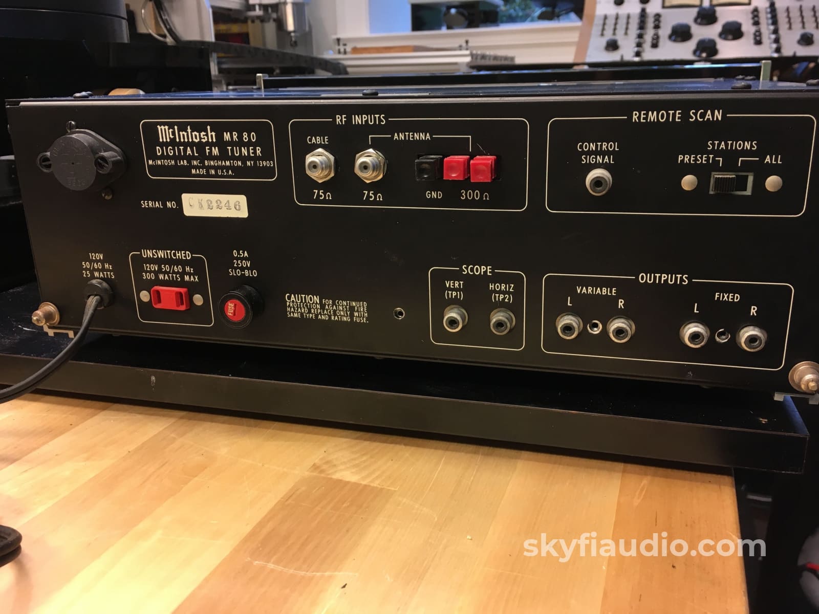 Mcintosh Mr-80 Digital Fm Tuner