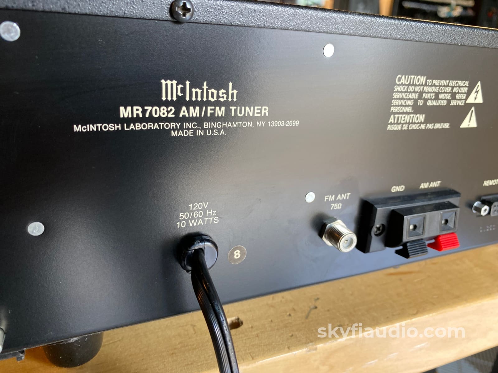 Mcintosh Mr7082 Vintage Am/Fm Tuner - Slim Version