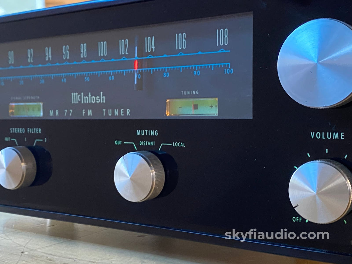 Mcintosh Mr77 Analog Tuner - Richard Modafferi Serviced In 2006