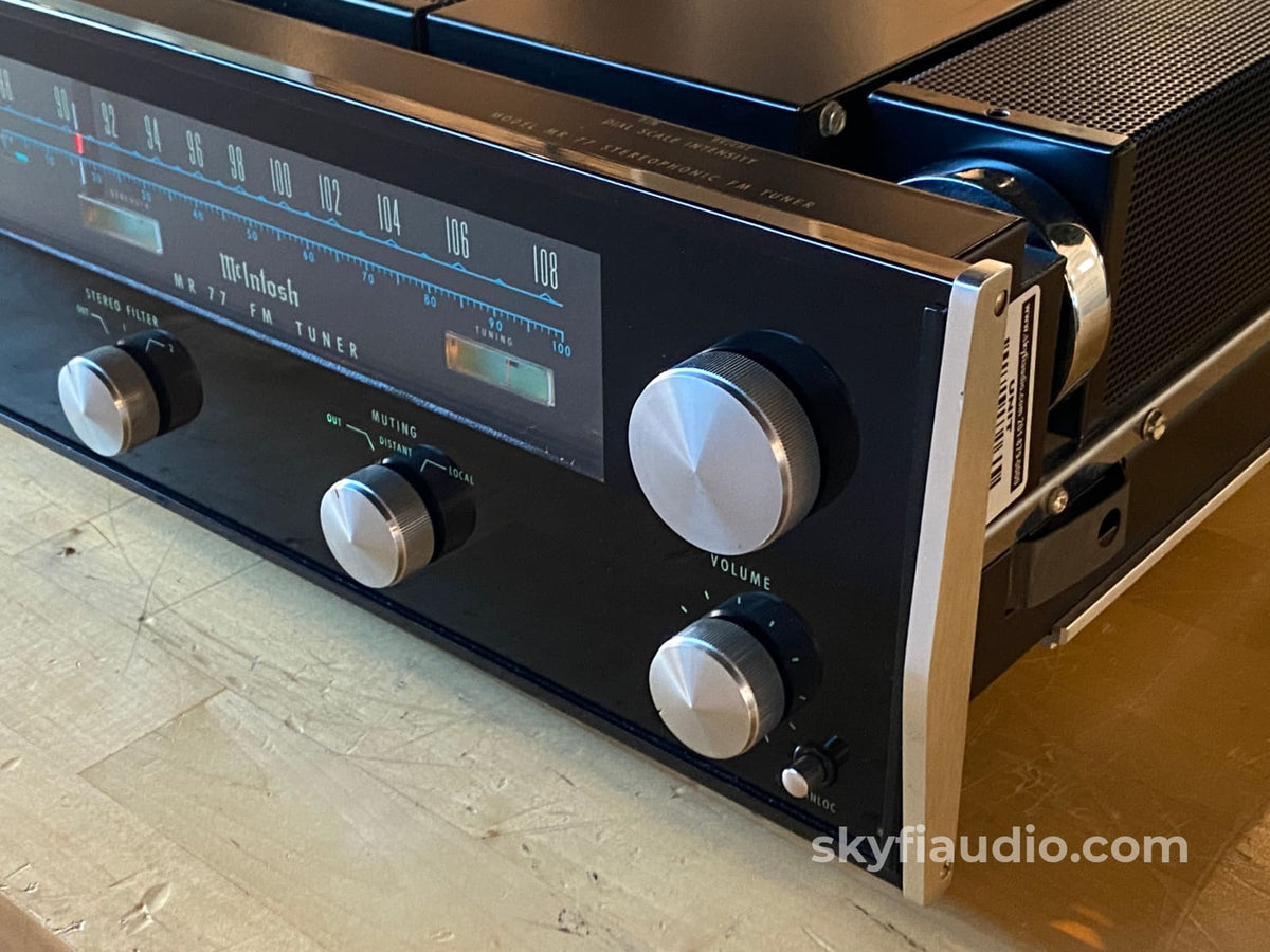 Mcintosh Mr77 Analog Tuner - Richard Modafferi Serviced In 2006