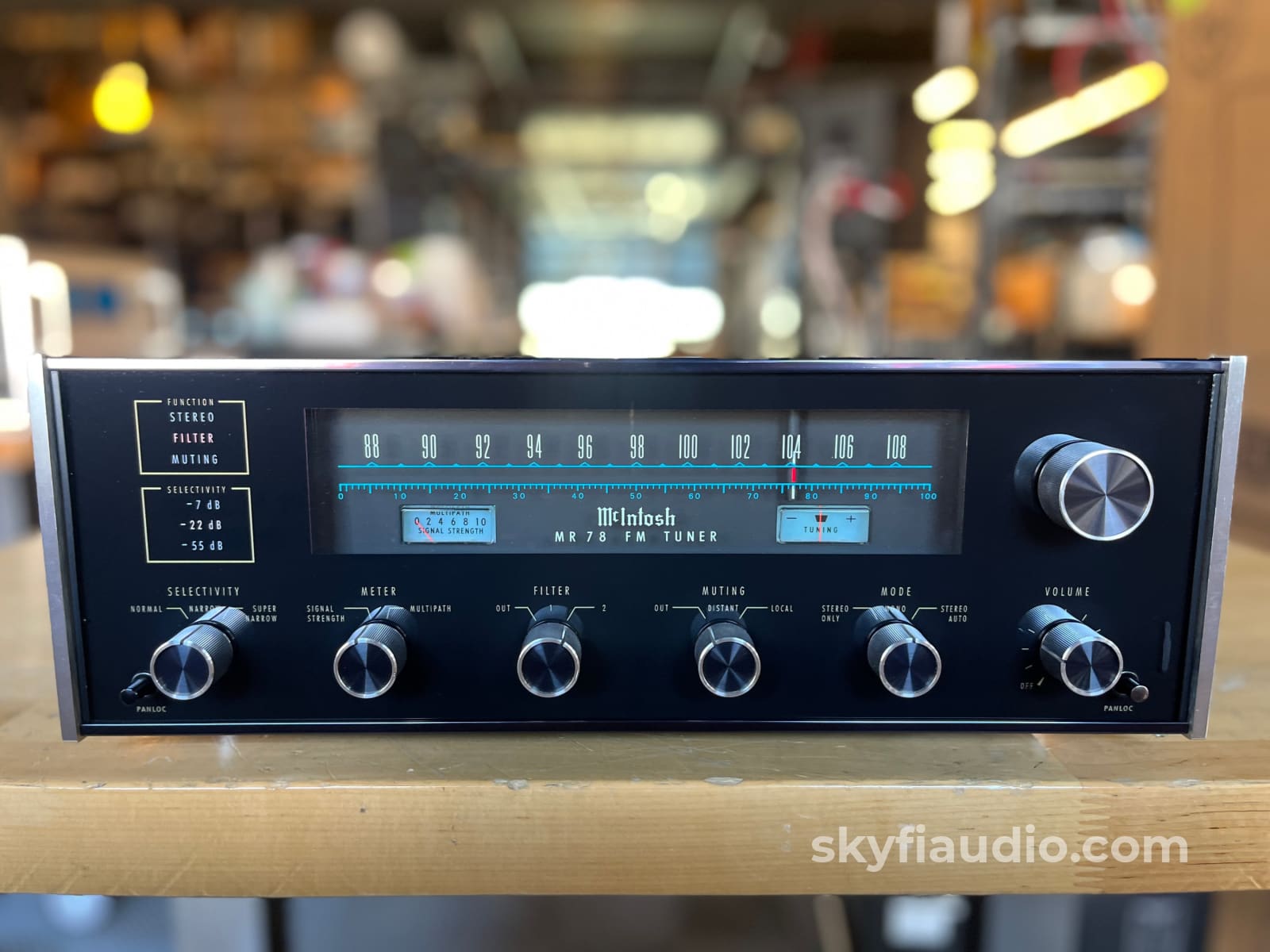 McIntosh MR78 Analog Tuner- Modefferi Modified - The Best from McIntos