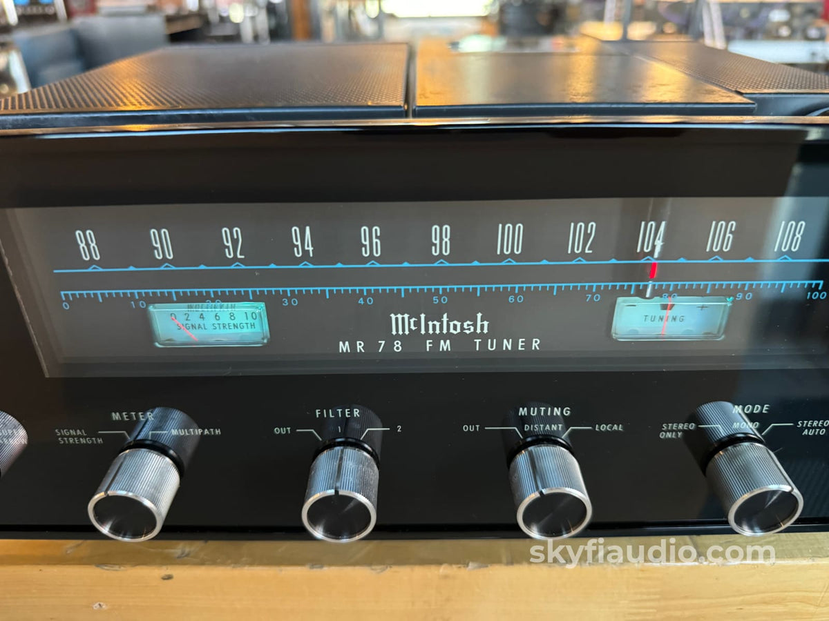 McIntosh MR78 Analog Tuner - The Best From McIntosh - Richard Modaffer