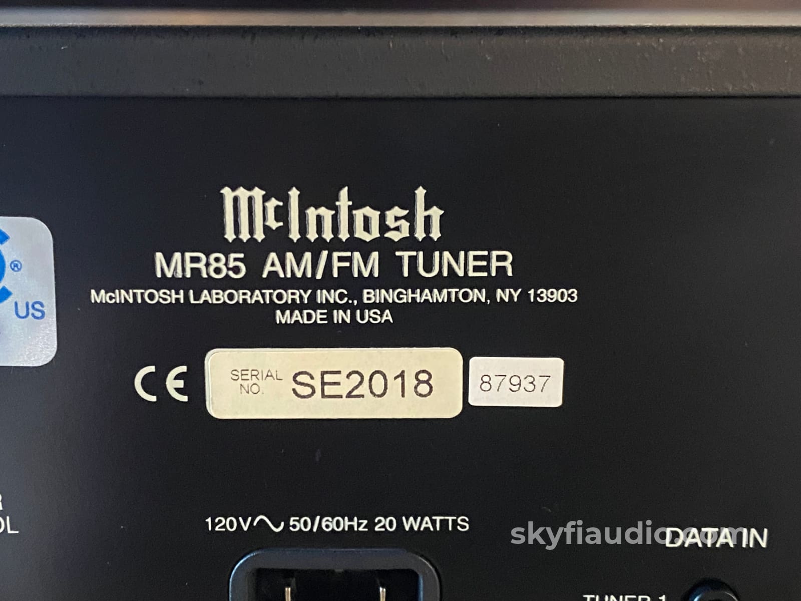 Mcintosh Mr85 Am/Fm Tuner