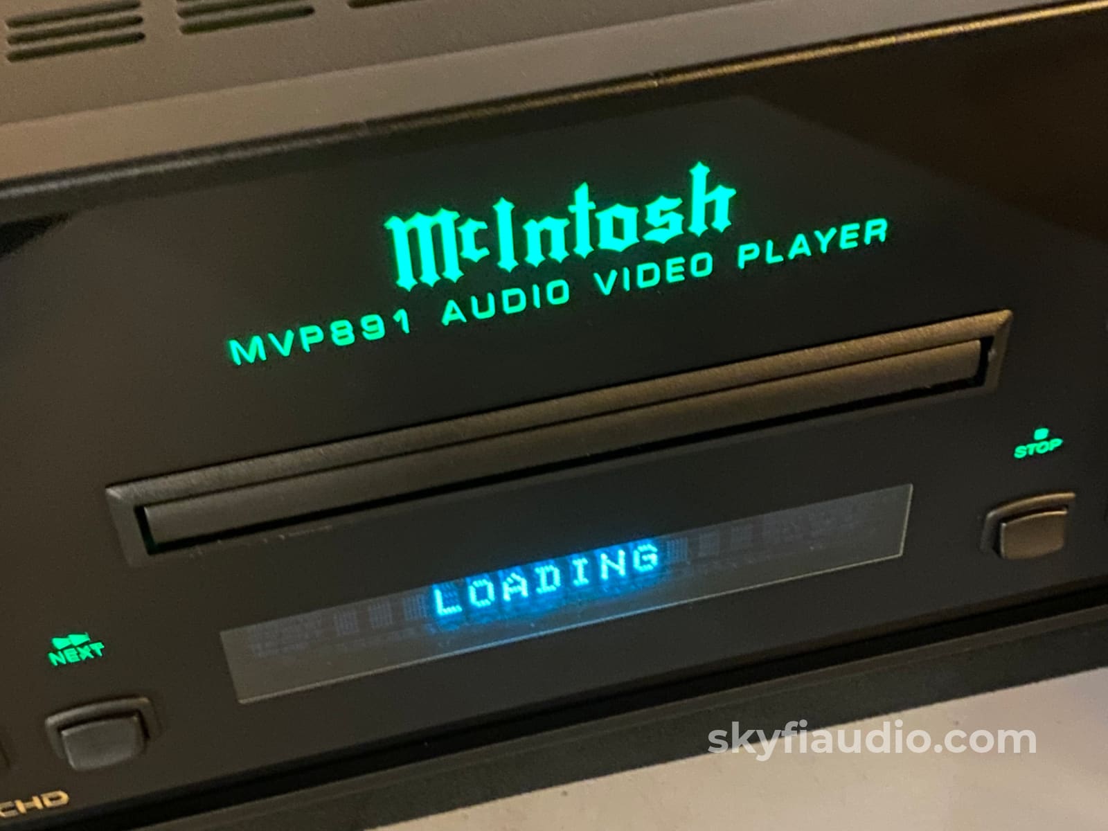 Mcintosh Mvp891 Sacd Cd Blu-Ray With Five 192Khz 32-Bit Dacs + Digital