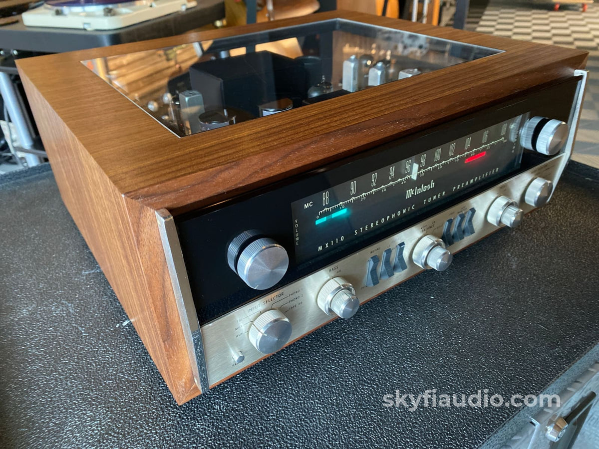 Mcintosh Mx110 Tube Tuner Preamp - Modafferi Upgraded & Skyfi Restored Preamplifier