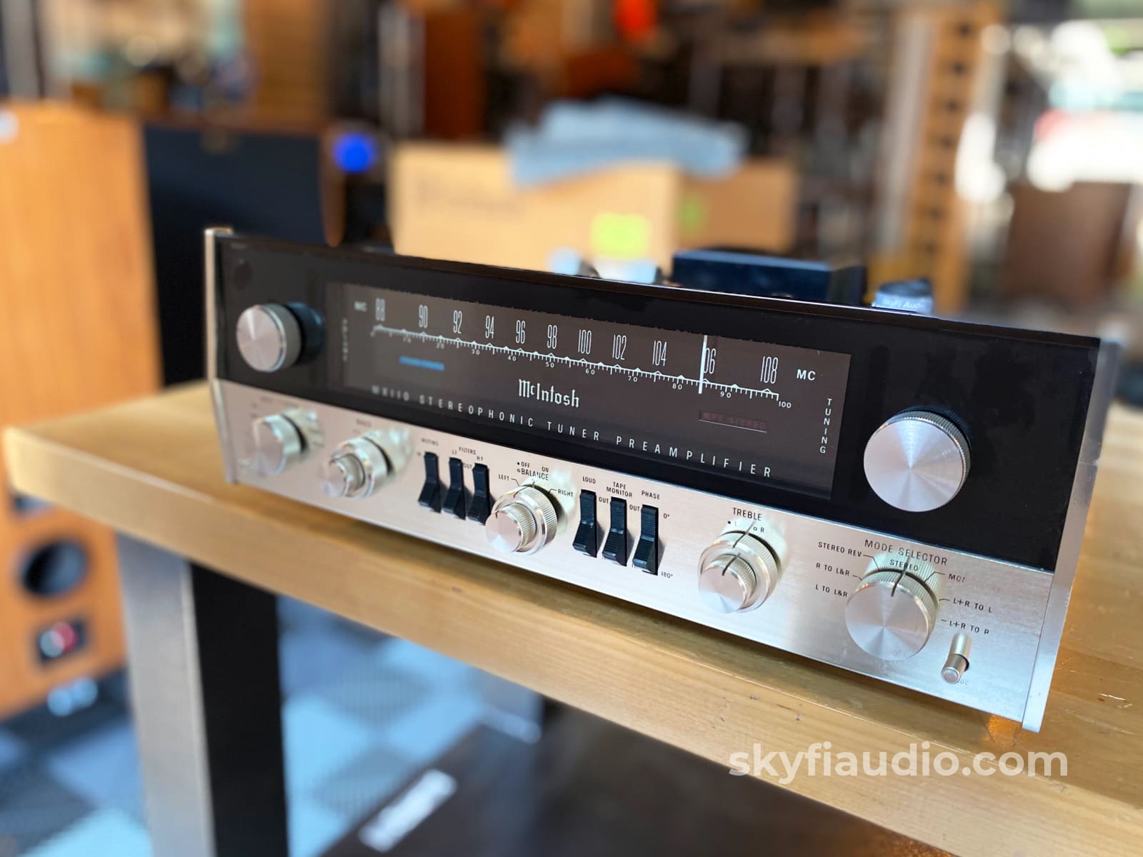 Mcintosh Mx110 Vintage Tube Preamp/Tuner With Phono Skyfi Upgraded And Restored Preamplifier