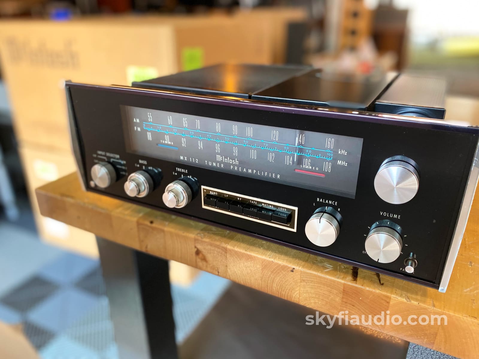 Mcintosh Mx112 Vintage Tuner/Preamp With Phono - Serviced Preamplifier