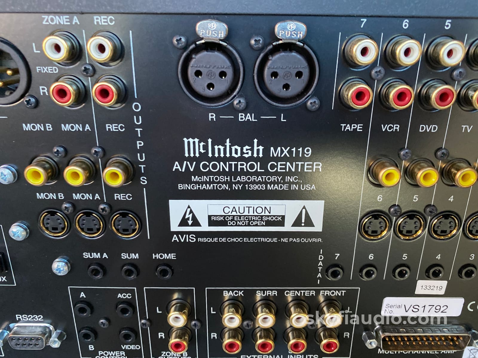 Mcintosh Mx119 Home Theater Preamp And Processor
