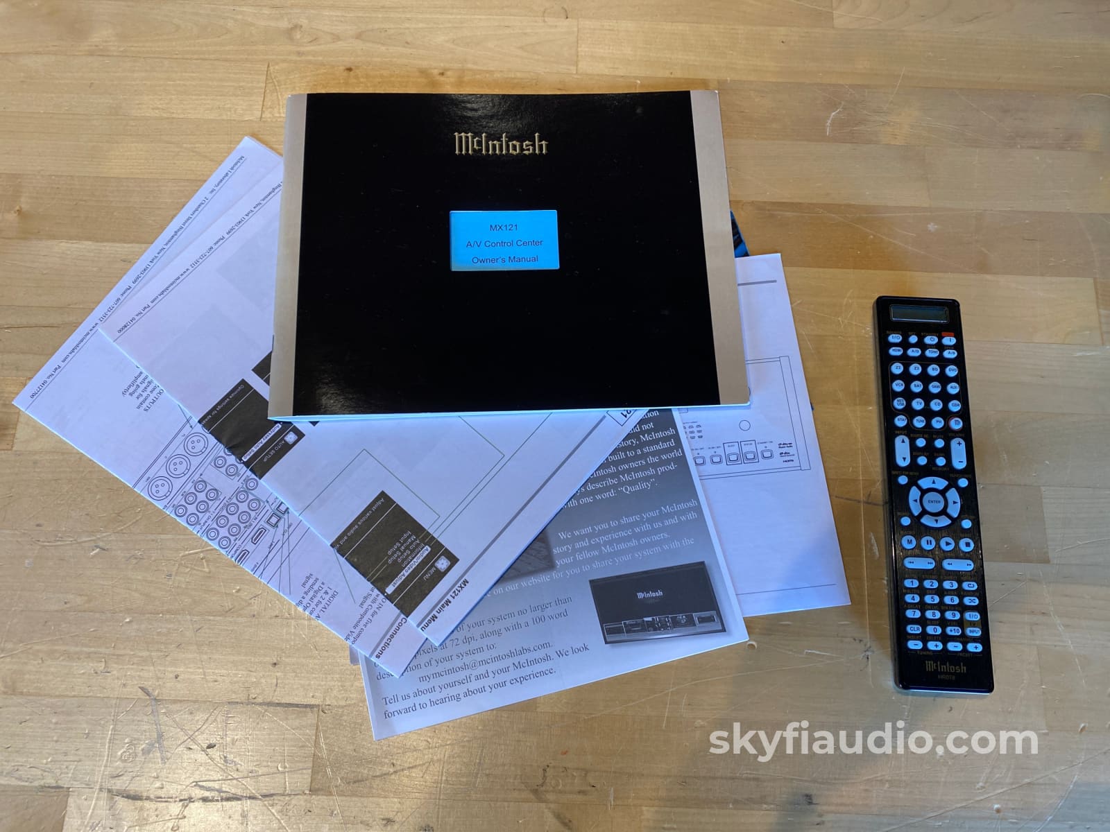 Mcintosh Mx121 Home Theater Pre/Processor W/Dolby True Hd Dts-Hd - Complete Kit Preamplifier