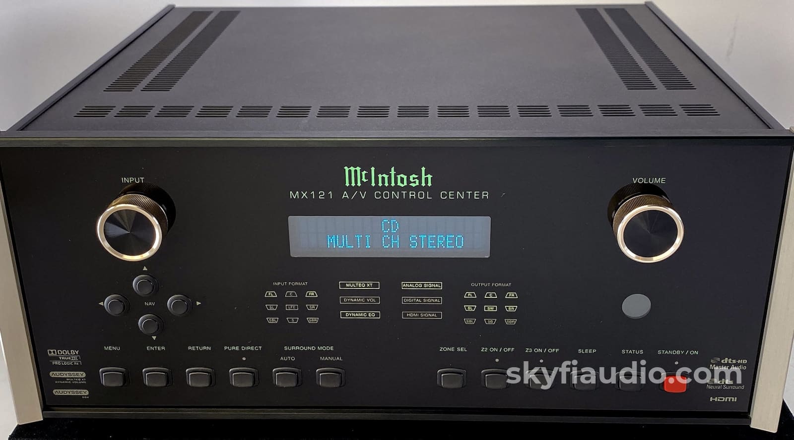 Mcintosh Mx121 Home Theater Processor W/Dolby True Hd And Dts-Hd - Plus Phono Input Preamplifier