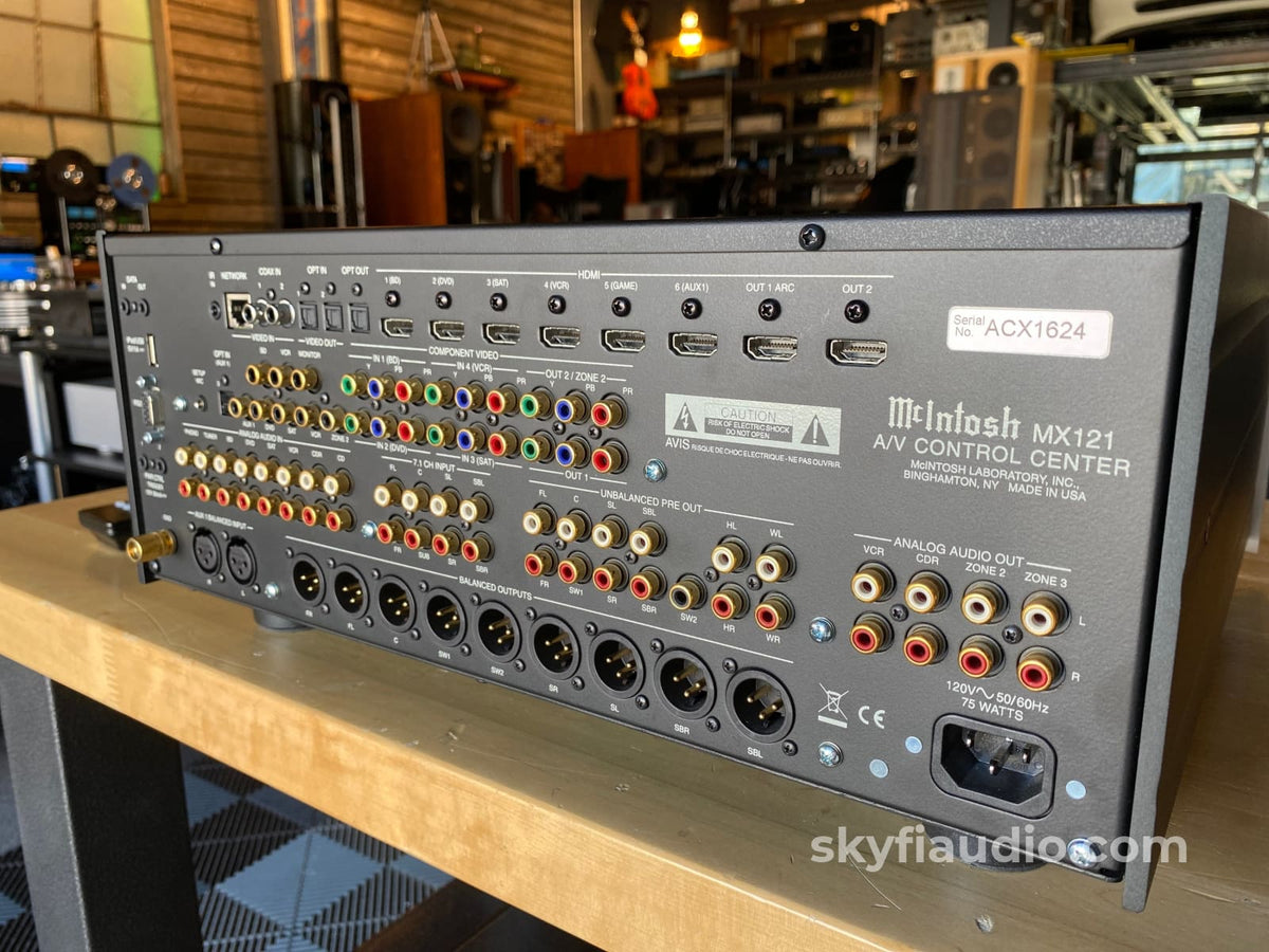 Mcintosh Mx121 Pre/Processor W/Dolby True Hd Dts-Hd And Phono Recaeljd0Snywaxum