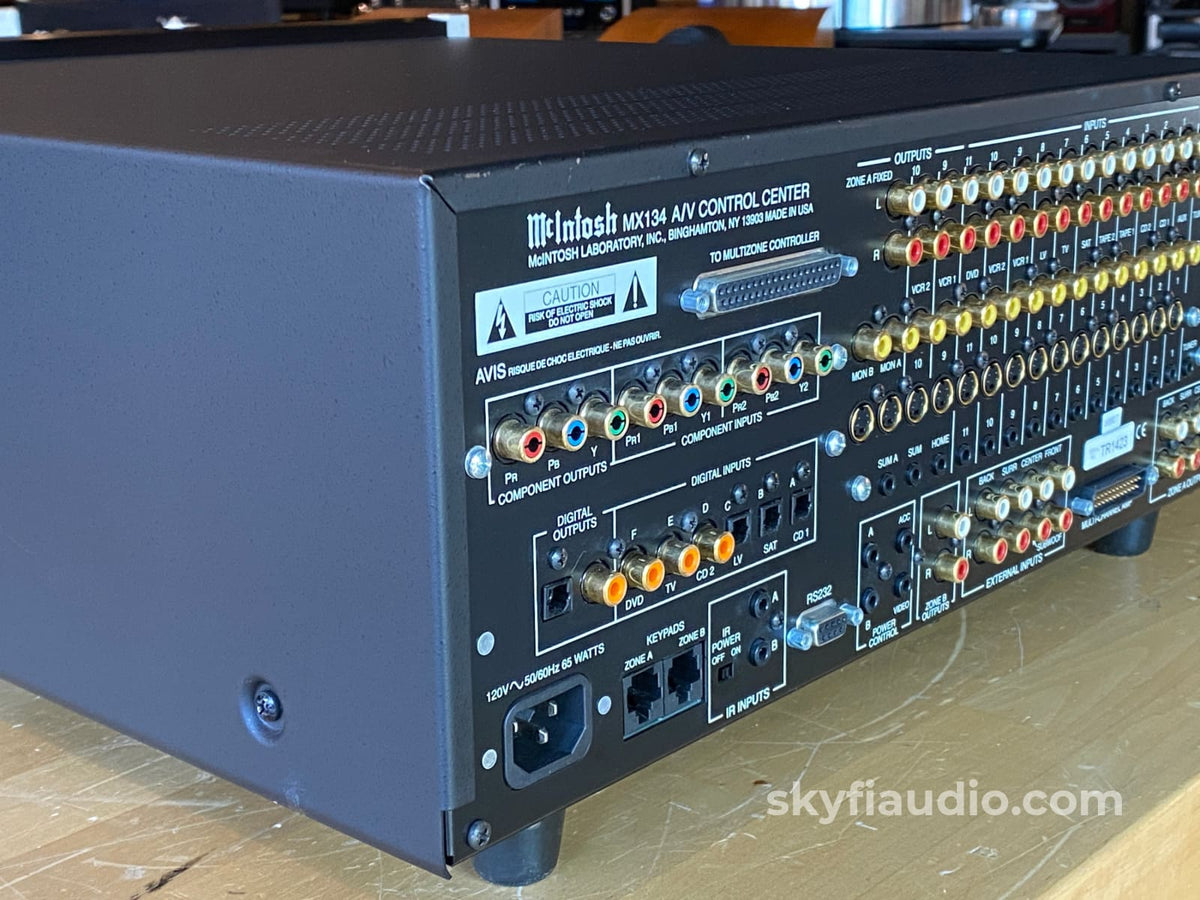 Mcintosh Mx134 Home Theater Processor Preamp - Thx