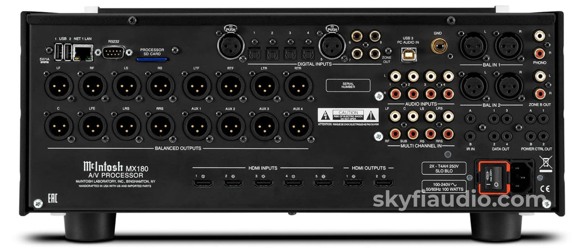 Mcintosh Mx180 A/V Processor - New Preamplifier